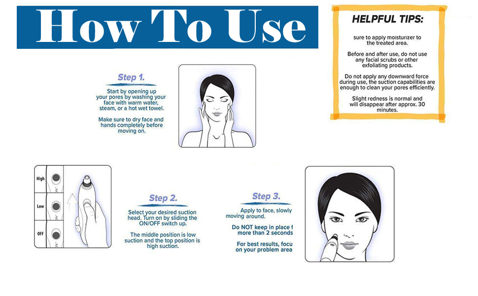 Derma Suction Facial Pore Cleanser By Zelriya - Zelriya