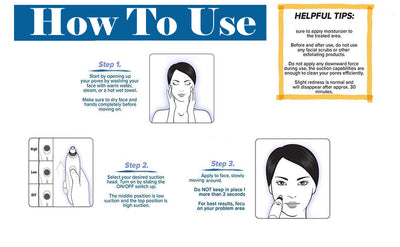 Derma Suction Facial Pore Cleanser By Zelriya - Zelriya