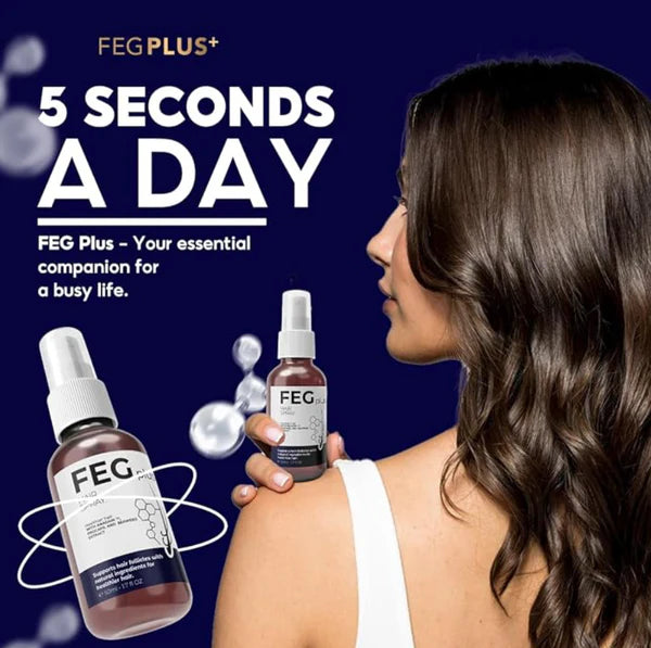 FEG PLUS Hair Growth & Hair Fall Solution Spray ( ORIGINAL ) - BY ZELRIYA - Zelriya