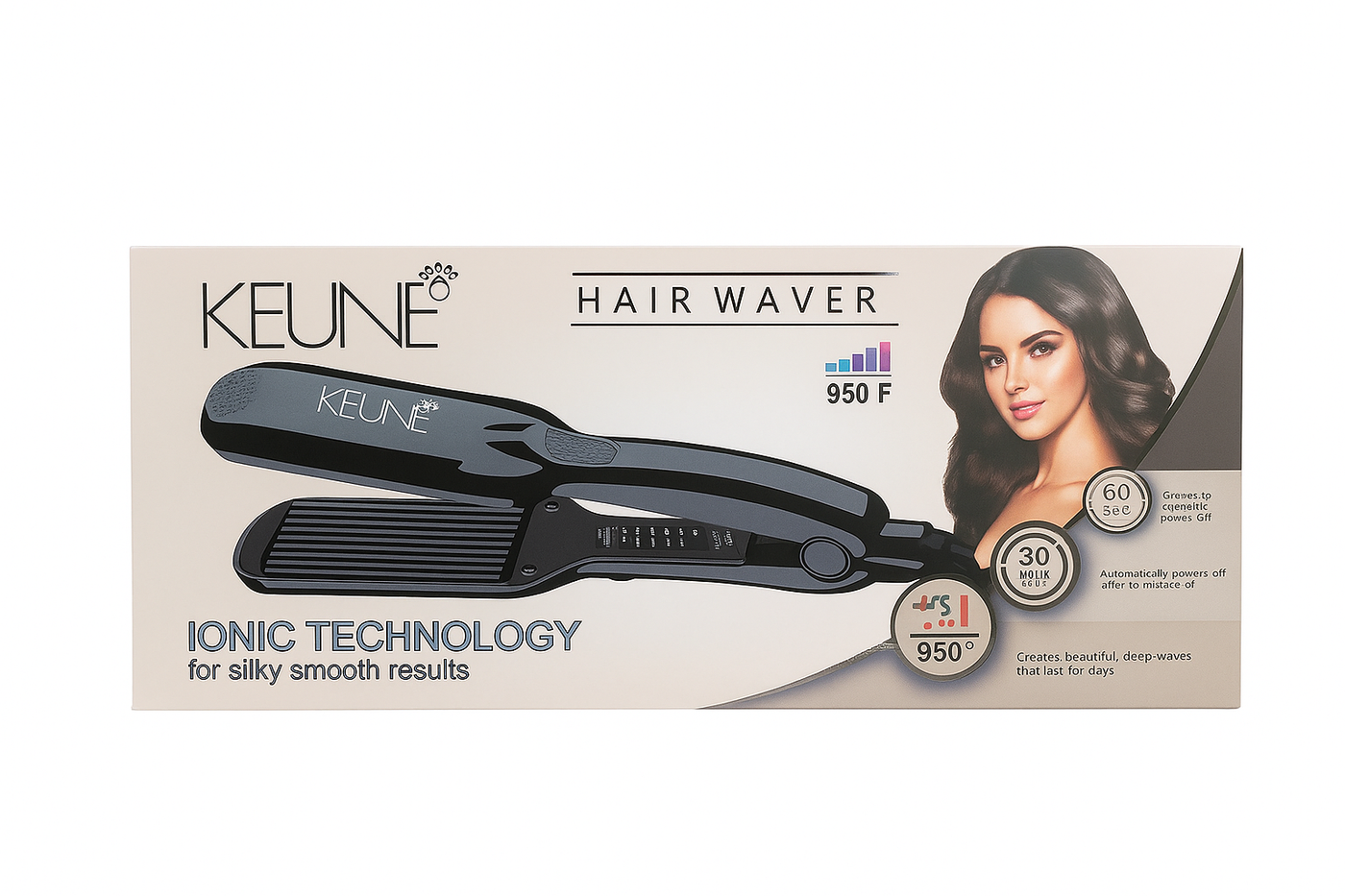 Keune 950°F Ionic Hair Waver with Advanced Ceramic Technology - By Zelriya - Zelriya