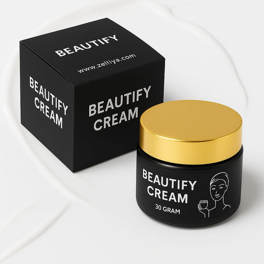 Zelriya Beautify Cream – Radiant Skin Formula with Kojic Acid & Alpha Arbutin (30g)