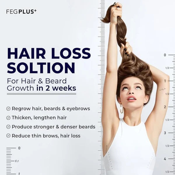FEG PLUS Hair Growth & Hair Fall Solution Spray ( ORIGINAL ) - BY ZELRIYA - Zelriya