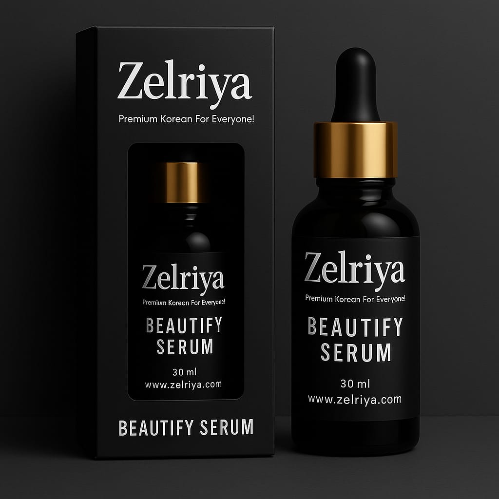 Zelriya Beautify Serum – Glow-Boosting Formula with Niacinamide, Alpha Arbutin & Hyaluronic Acid (30ml)