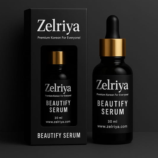 Zelriya Beautify Serum – Glow-Boosting Formula with Niacinamide, Alpha Arbutin & Hyaluronic Acid (30ml)