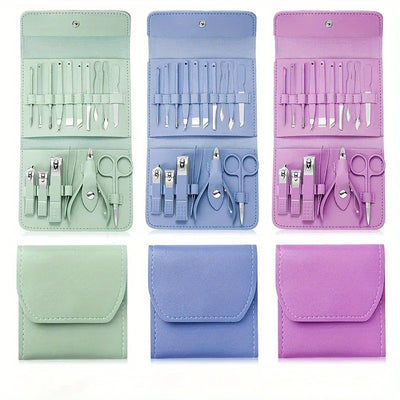 16pcs Professional Manicure & Pedicure Set - CC - Zelriya