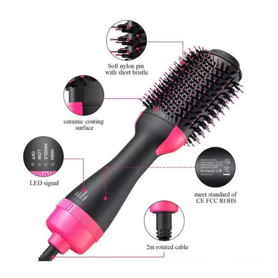 One Step Hot Air Brush (Dryer + Styler) By Zelriya - Zelriya