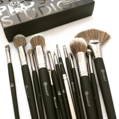BH Studio Pro 13 Piece Makeup Brush Set - The Complete Professional Essential Kit | By Zelriya - Zelriya