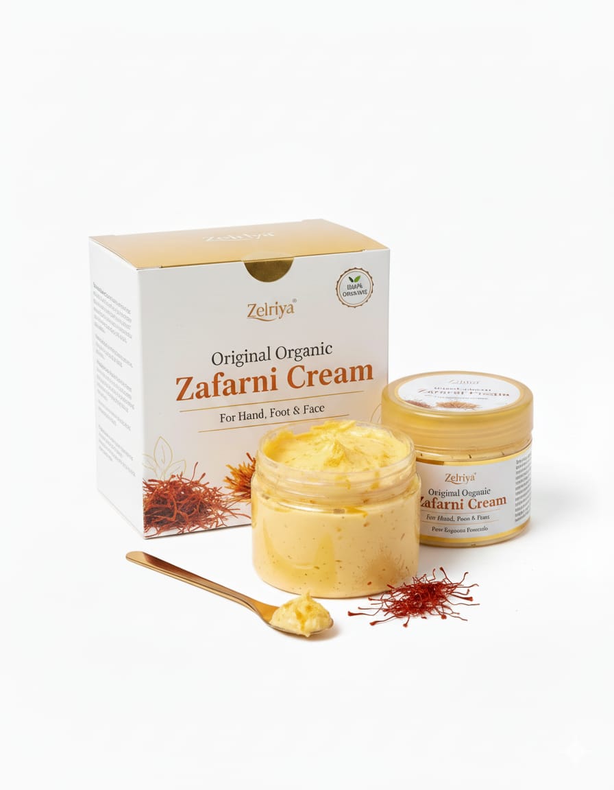 Zafarani Cream Organic and Original By Zelriya | Ultimate Brightening & Flawless Skin Solution