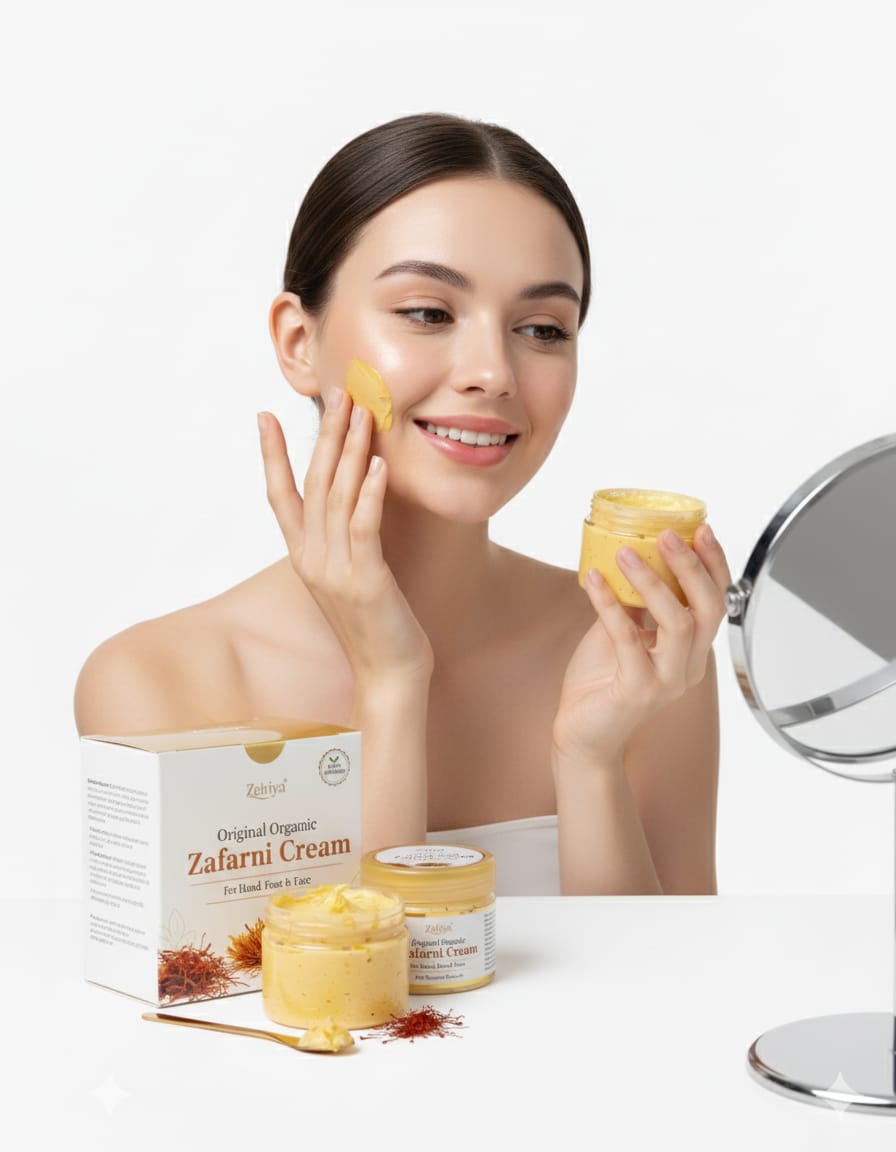 Zafarani Cream Organic and Original By Zelriya | Ultimate Brightening & Flawless Skin Solution