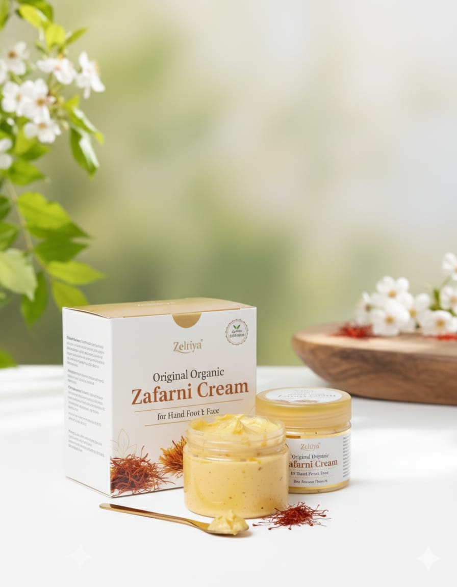 Zafarani Cream Organic and Original By Zelriya | Ultimate Brightening & Flawless Skin Solution