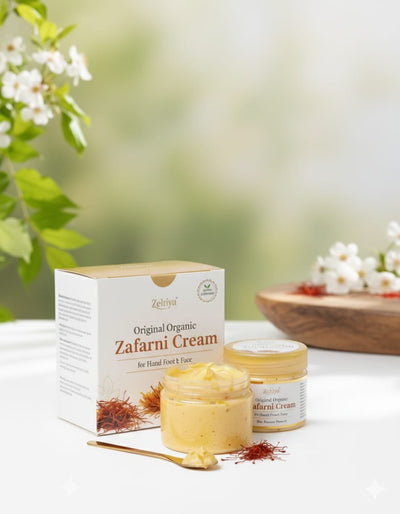 Zafarani Cream Organic and Original By Zelriya | Ultimate Brightening & Flawless Skin Solution