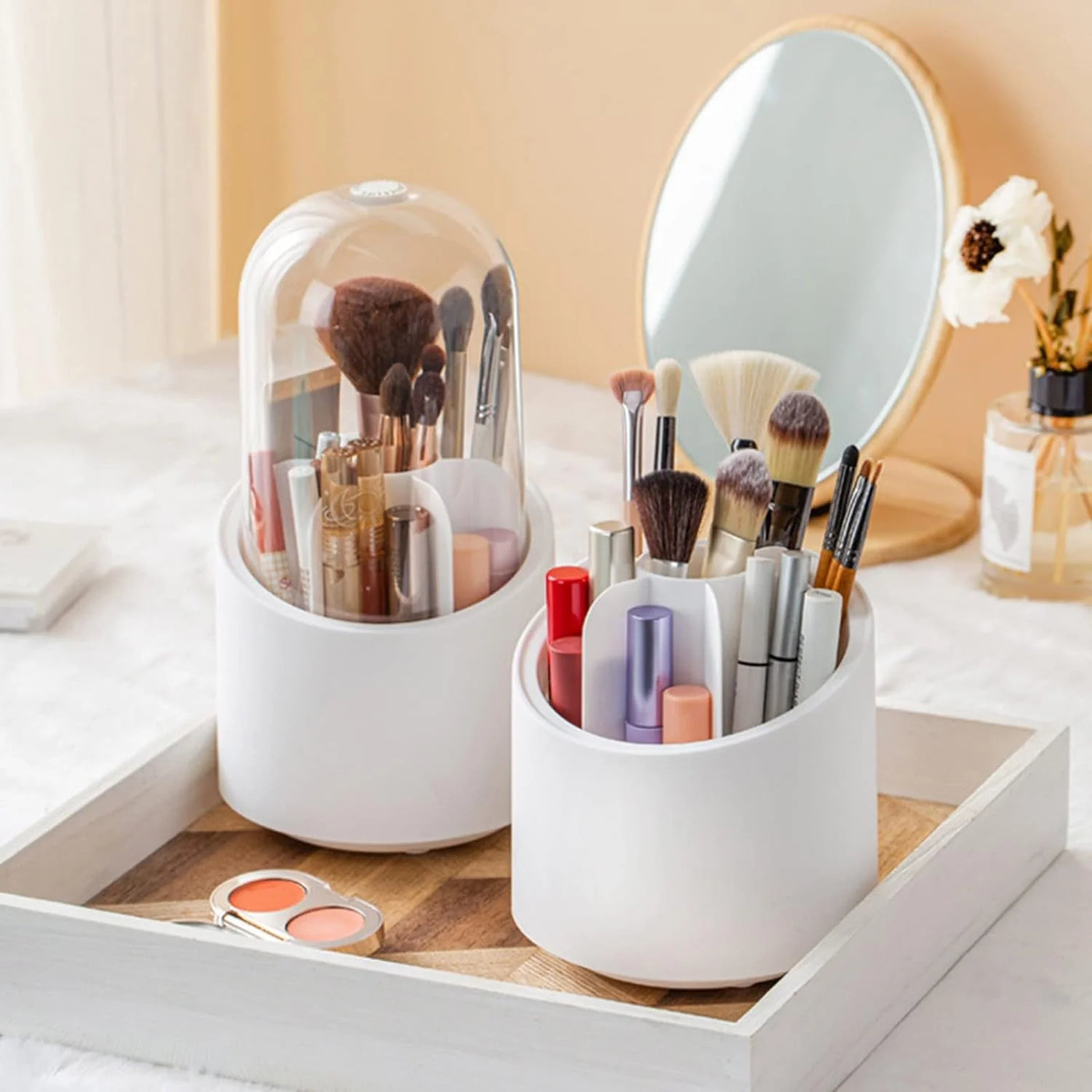 360 Rotating Makeup Organizer - Zelriya