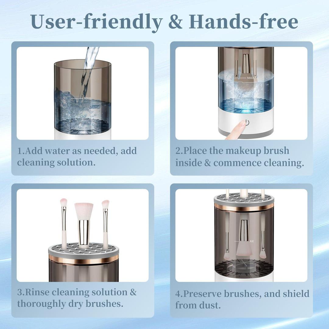 Automatic Electric Makeup Brush Cleaner & Dryer - BY Zelriya - Zelriya