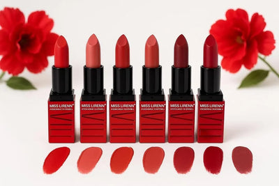 Matte Lipstick Set of 6 – Bold, Long-Lasting Colors for Every Look - Zelriya