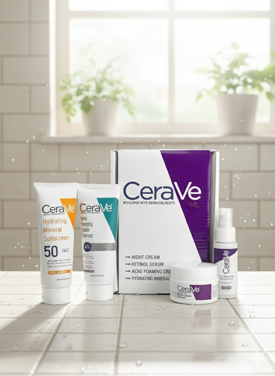 Cera-Ve Complete Skincare Essentials Kit - Hydrate, Cleanse, Repair & Protect