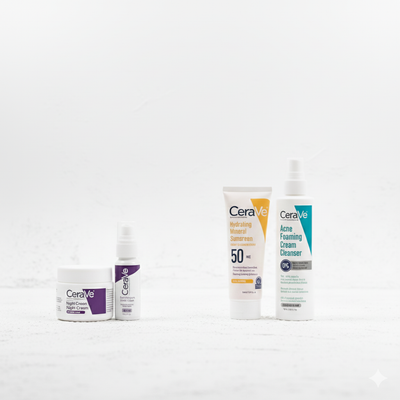 Cera-Ve Complete Skincare Essentials Kit - Hydrate, Cleanse, Repair & Protect